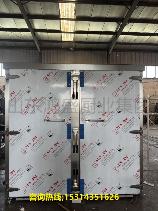 安徽双门10车药材蒸房设备，一次可蒸1.5吨药材